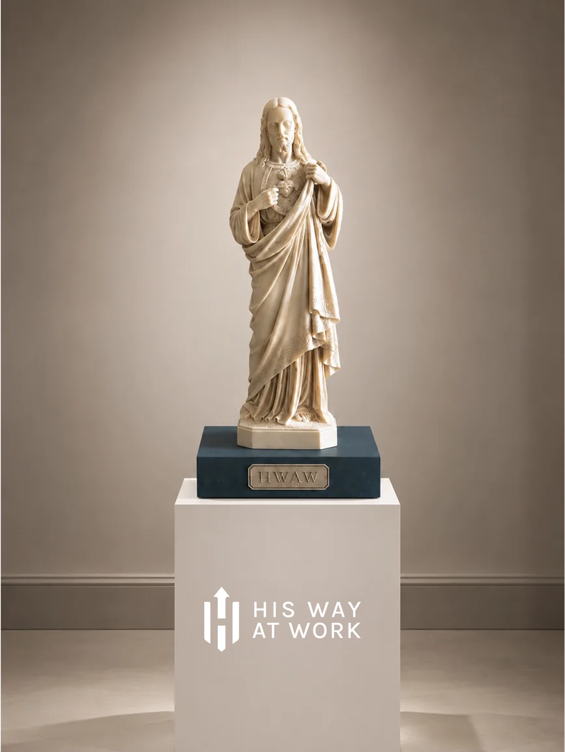 Escultura Sagrado Corazón de Jesús - HWAW